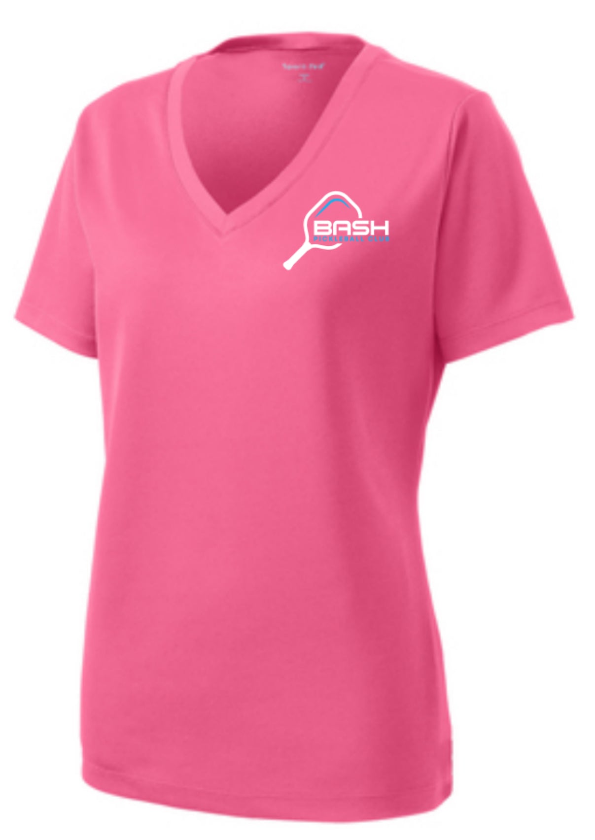 Women's Pink V-Neck T-Shirt