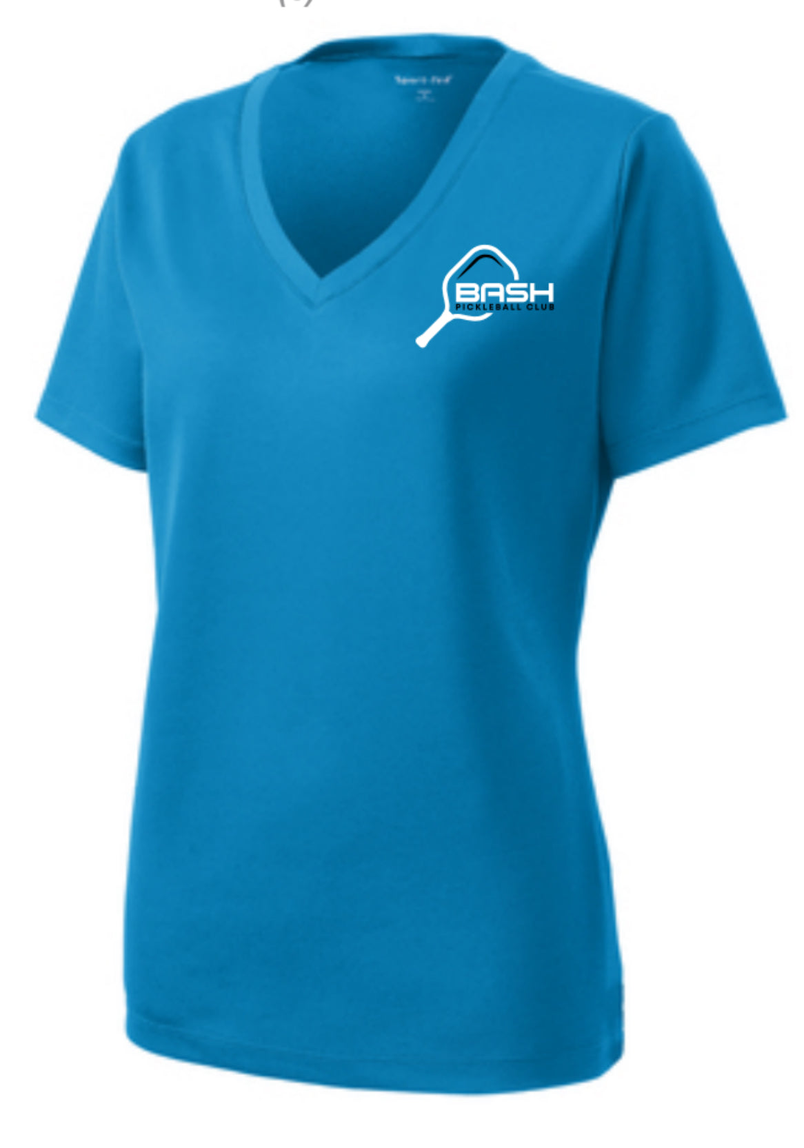 Women's Blue V-Neck T-Shirt