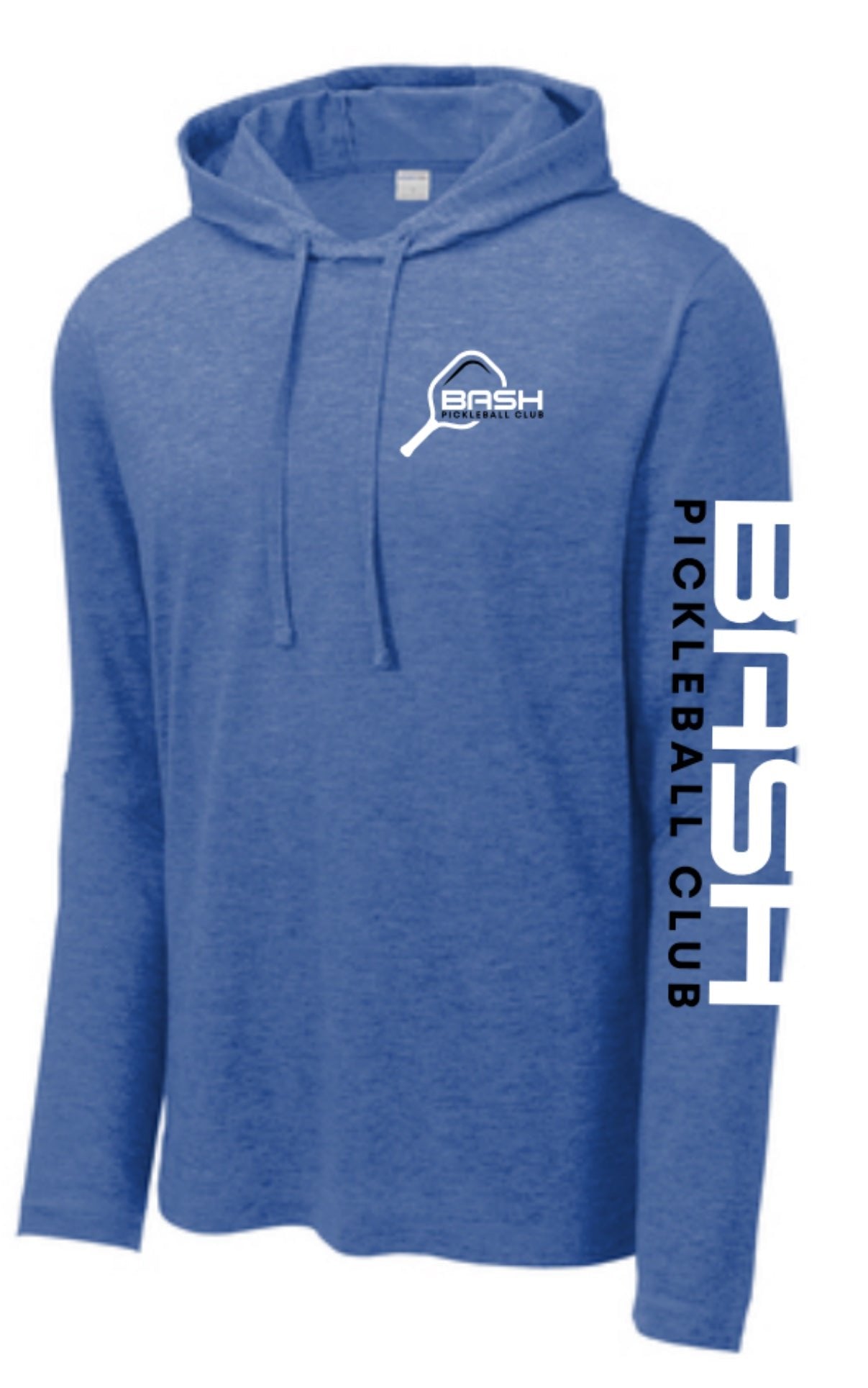 Men's Blue Long Sleeve Sports Hoodie